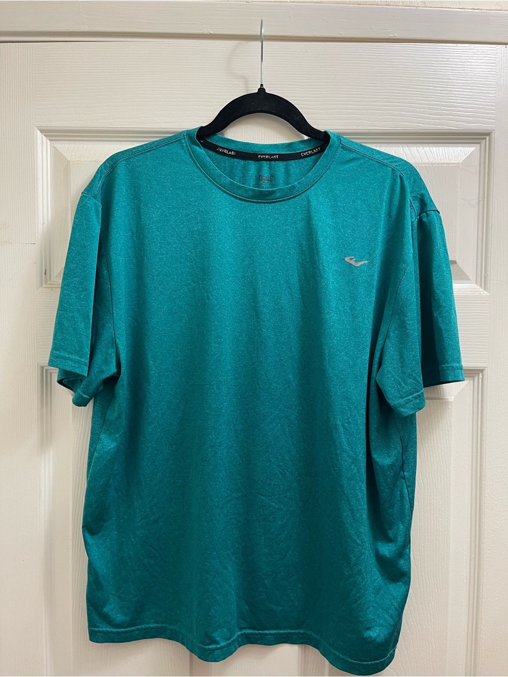 Everlast Men’s Teal Performance Short-Sleeve Shirt athletic wear breathable